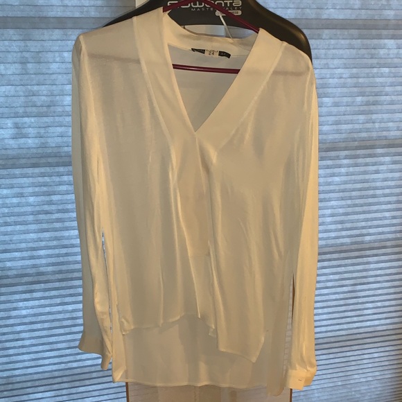 Zara Tops - White sheer Zara top